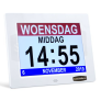 Digitale Kalenderklok | Analoge weergave met wijzers | 3 standen 