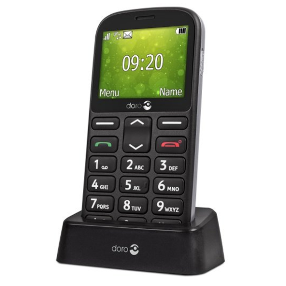 Doro 1361 Senioren GSM - Zwart 