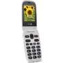 Doro 6030 GSM klaptelefoon - Antraciet/Wit