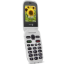 Doro 6030 GSM klaptelefoon - Antraciet/Wit