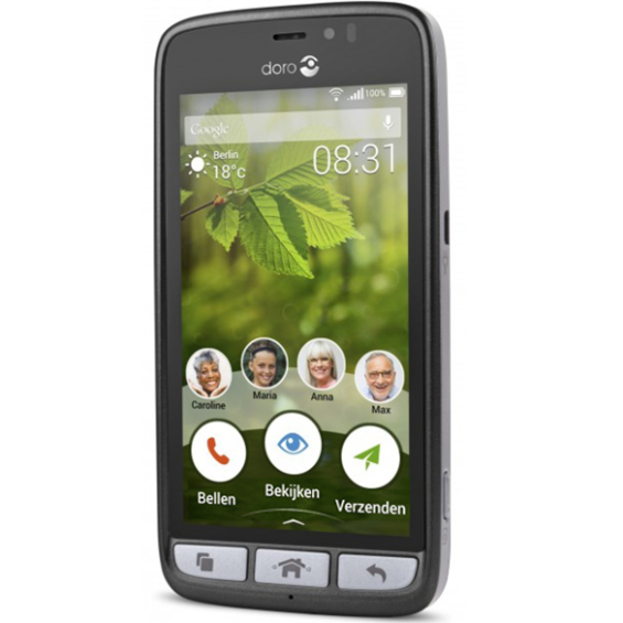 Doro 8031 senioren smartphone zwart
