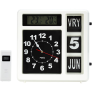Fysic FKW-248 Jumbo kalenderklok met weerstation