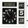 Fysic FKW-248 Jumbo kalenderklok met weerstation