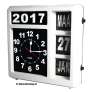 Kalenderklok Fysic FK-247 | Extra groot ( 32x32cm)