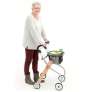 Let's Go rollator Beuken / zilver | tijdelijk met gratis tasje