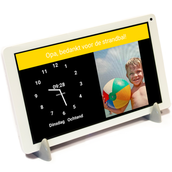 DayClock Plus 10 - Kalenderklok met agendafunctie