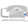 Opis 60S retro huistelefoon met SIM aansluiting - Wit Opis 60S retro huistelefoon met SIM aansluiting - Wit