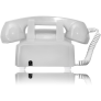 Opis 60S retro huistelefoon met SIM aansluiting - Wit Opis 60S retro huistelefoon met SIM aansluiting - Wit