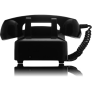 Opis 60S retro huistelefoon met SIM aansluiting - Zwart