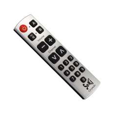 Universele afstandsbediening met cijfers | Seki Grande zilver