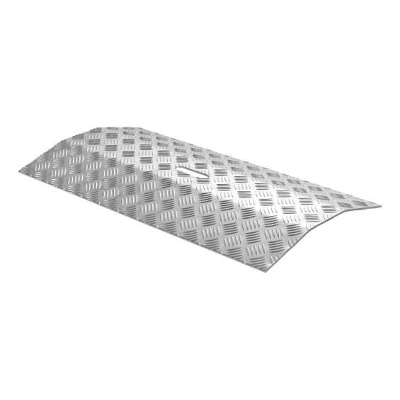 Drempelbrug aluminium - 0 - 4cm